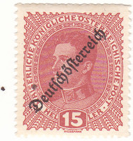 Austria stamp with 