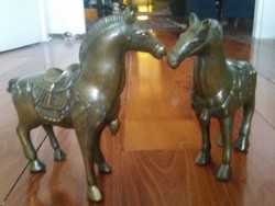 2 Ló szobor  ,bronz ,