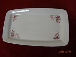 Raven house porcelain meat bowl with spring flower pattern. He has! Jókai.