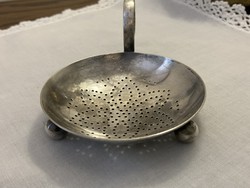 Antik WMF jelzett ezüstözött teaszűrő