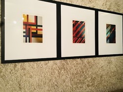 MAURER DÓRA (1937-2026): Relatív Quasi kép I.-II.-III. 1990. 116/300. 3 darab egyben