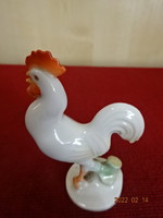 Herend porcelain figurine, hand-painted rooster. He has! Jókai.
