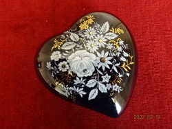 French porcelain bonbonier, heart-shaped. He has! Jókai.
