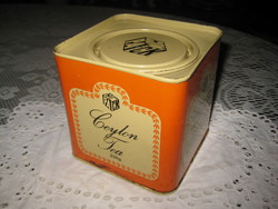 Ceyloni Tea  , szép 10 x 10 cm es jól  záró dobozban   , 25 dkg  teával