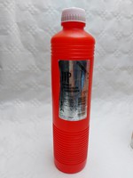 Retro labeled dishwashing liquid bottle in red plastic box