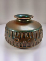 Zsolnay eozin Art Deco váza,kaspó
