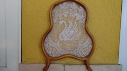 Swan in picture frame approx. 27X23 cm