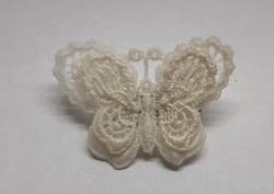 Csipke pillangó  figurális bross , kitűző