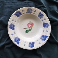 TATA, TATAI bécsi rózsás, leveles keménycserép tányér, 23 cm