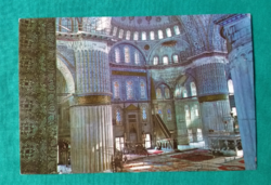 Törökország ,Isztambul ,Kék mecset  ,postatiszta képeslap