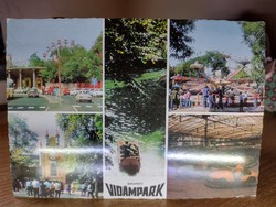 Amusement park -70s postcard