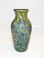 Különleges Muránoi Millefiori üveg váza - 31 cm