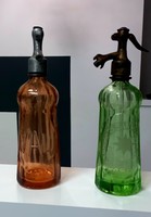 2 db szódásüveg palack szikvíz szóda szifon