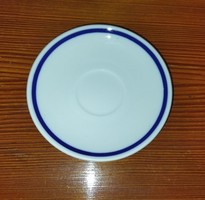 Zsolnay porcelán alj kék csíkos 11cm