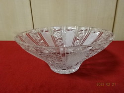 Crystal glass centerpiece, top diameter 21.5 cm. He has! Jókai.