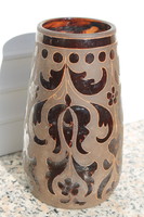 Balázs Badár is an elderly 1936 field tour with a unique folk vase with a floral pattern