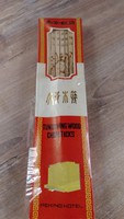 Bontatlan eredeti kínai  evőpálcika , 10 pár faragott  fa , Peking Hotel China  felírattal