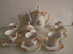KÁVÉSKÉSZLET - 14 db - PORCELÁN -  EPIAG NATALIE - SORSZÁMOZOTT -  RÉGI  -  HIBÁTLAN