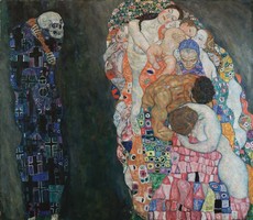 Gustav Klimt - Halál és Élet - reprint