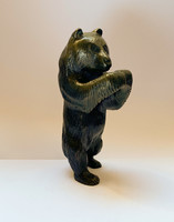 Bronz medve figura.