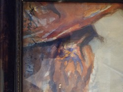 Female portrait in aquarel
