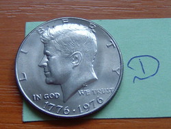 Usa 1/2 half dollar 1776 - 1976 35th President John F. Kennedy, bicentennial #d