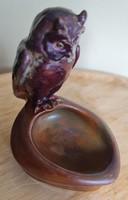Zsolnay eosin antique multicolor owl
