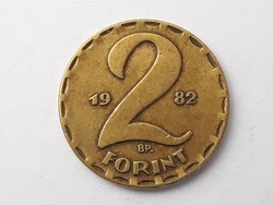 Magyarország 2 Forint 1982 érme - Magyar 2 Ft 1982 Bélás kétforintos pénzérme