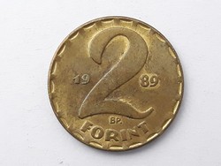 Hungary 2 forint 1989 coin - Hungarian lining two forint, 2 ft 1989 coin