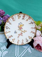 Gyönyörű hibátlan ritka Sarreguemines XV Lajos  fajansz süteményes tányér  Gyönyörű mintával
