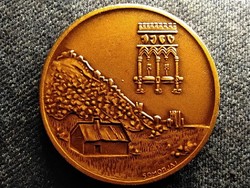 Hungarian cities bronze medal visegrád, coat of arms of Hunyadi (id56751)