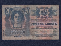 Austro-Hungarian (1912-1915) 20 crown banknote 1913 Romanian (id55567)