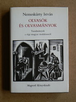 "OLVASÓK ÉS OLVASMÁNYOK" NEMESKÜRTY ISTVÁN 1984., KÖNYV JÓ ÁLLAPOTBAN