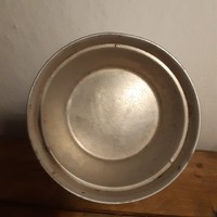 Aluminum bowl from the 60's. Decoration.