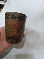 Old copper cup