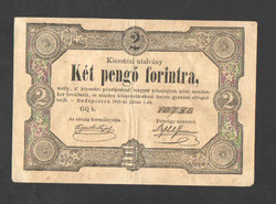 Két pengő forintra 1849.   NAGYON SZÉP!!