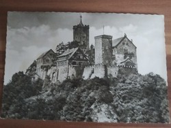 Régi képeslap, Eisenach, Wartburg vára, 1962
