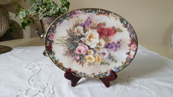 Beautiful, limited edition decorative plate with lena liu flowers