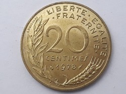 France 20 centimes 1978 coin - French 20 cent1978 foreign coin