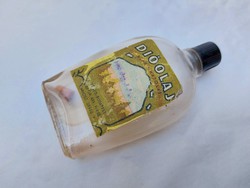 Régi címkés hajolajos üveg retro Venus Dióolaj palack