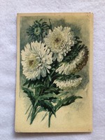 Régi Virágos képeslap