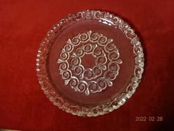 Round glass cake tray with a diameter of 31 cm. He has! Jókai.