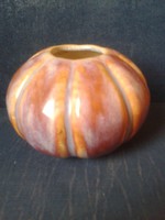 Art deco váza különleges forma-máz!! jelzett 8cm