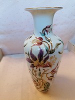 Zsolnay unique hand-painted vase 28 cm.