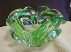 Glass bohemia ashtray
