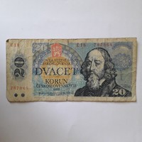 Csehszlovák 20 korona 1988