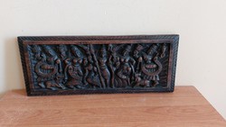Oriental (Indian?) Ebony carving is a very fine job!