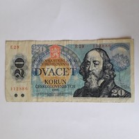 Csehszlovák 20 korona 1988