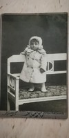 Antik gyermek fotó Magyaróvár Kumpf Antal fényképészeti Műterméből