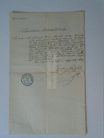 Za391.9 Old document Budapest Archbishop Daniel Bachát Archbishop - 1876 József Laczlavik